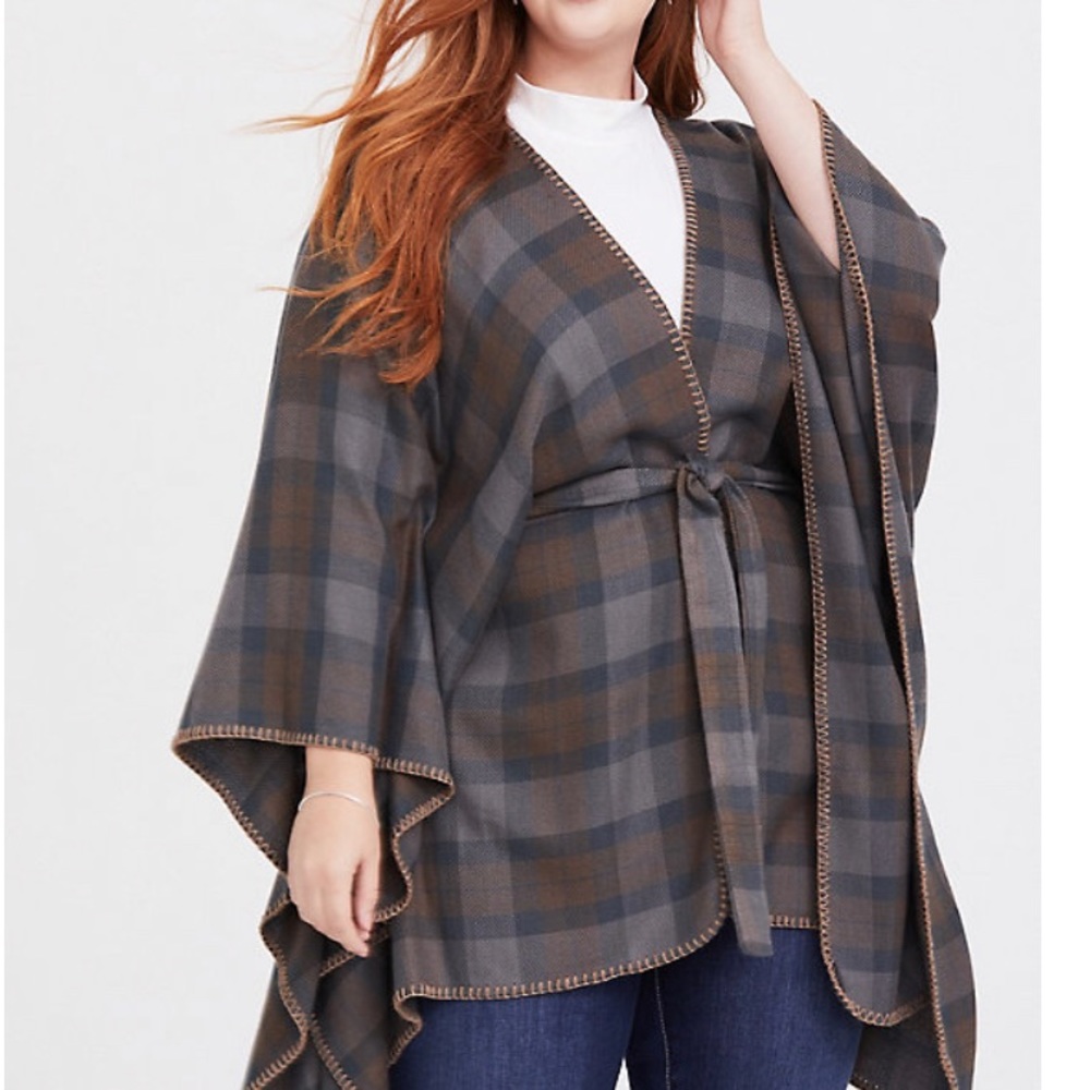 Torrid Outlander Tartan Plaid Kimono